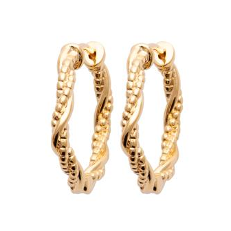 Créoles plaqué-or 750/000 3 microns 2640320