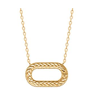 Collier plaqué-or 750/000 3 microns 92187345