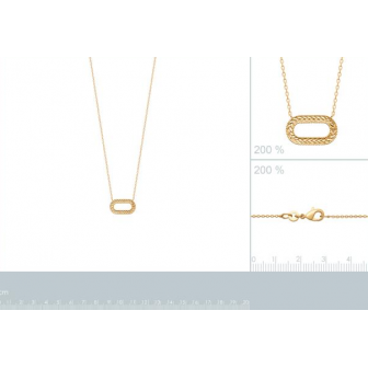 Collier plaqué-or 750/000 3 microns 92187345