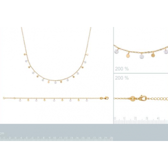 Collier plaqué-or 750/000 3 microns oz 97351745