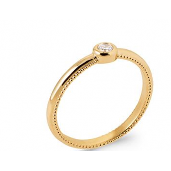 Bague plaqué-or 750/000 5 microns oz 2918210
