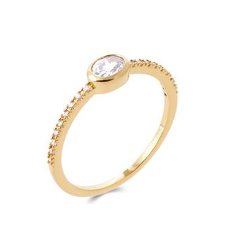 Bague plaqué-or 750/000 5 microns oz 2921410