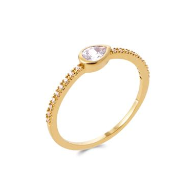 Bague plaqué-or 750/000 5 microns oz 2921510