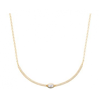 Collier plaqué-or 750/000 3 microns oz 973572