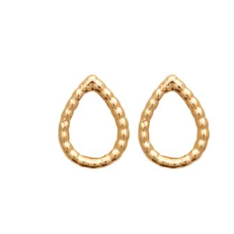 Boucles d'oreilles plaqué-or 750/000 3 microns NKO1300