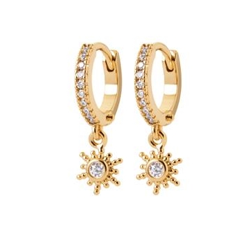 Créoles plaqué-or 750/000 3 microns oz 2638010