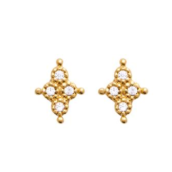 Boucles d'oreilles plaqué-or 750/000 3 microns oz 23002110