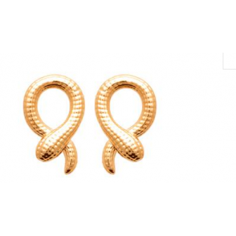 Boucles d'oreilles plaqué-or 750/000 3 microns 2589000