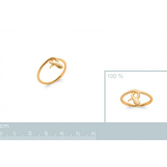 Bague plaqué-or 750/000 3 microns 2914300