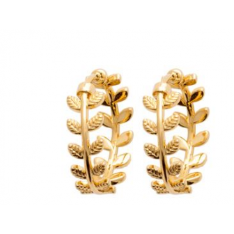 Créoles plaqué-or 750/000 3 microns 2644400