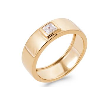 Bague plaqué-or 750/000 5 microns oz 2920110