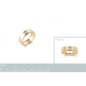 Bague plaqué-or 750/000 5 microns et agate bleue 2920160