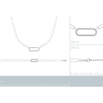 Bracelet argent rhodié 925/000 oz 87345418