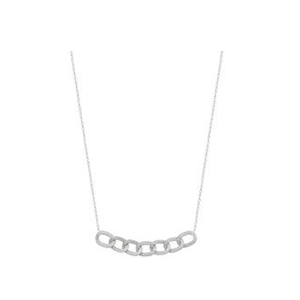 Collier argent rhodié 925/000 72184145
