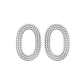 Boucles d'oreilles argent rhodié 925/000 7586400