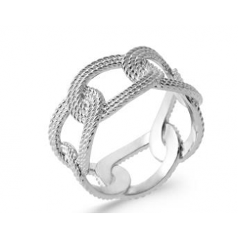 Bague argent rhodié 925/000 NKO0200