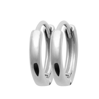 Créoles argent rhodié 925/000 7637412