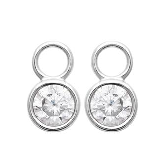 Boucles d'oreilles argent rhodié 925/000 oz 1595110