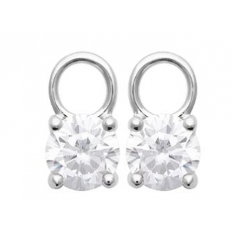 Boucles d'oreilles argent rhodié 925/000 oz 1595210