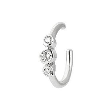 Bague d'oreilles argent rhodié 925/000 oz 1590810