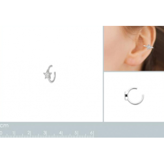 Bague d'oreilles argent rhodié 925/000 oz 1590910