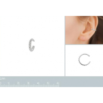 Bague d'oreilles argent rhodié 925/000 oz 7591200