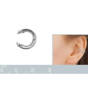 Bague d'oreilles argent rhodié 925/000 7592800