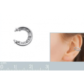 Bague d'oreilles en argent rhodié 925/000 7592900