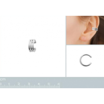 Bague d'oreilles argent rhodié 925/000 7595900