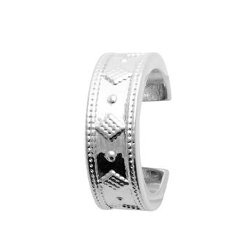 Bague d'oreilles argent rhodié 925/000 7596000