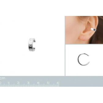 Bague d'oreilles argent rhodié 925/000 7596000