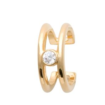 Bague d'oreilles plaqué-or 750/000 3 microns oz 2596210