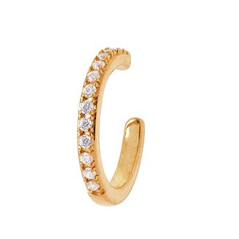 Bague d'oreilles en plaqué-or 750/000 3 microns oz 2590710