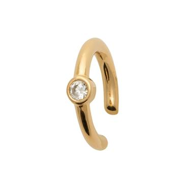 Bague d'oreilles plaqué-or 750/000 3 microns oz 2593410