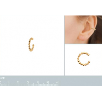 Bague d'oreilles plaqué-or 750/000 3 microns 2591000