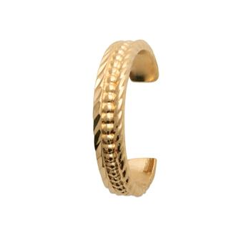 Bague d'oreilles plaqué-or 750/000 3 microns 2593300