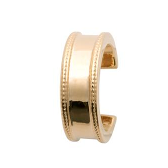 Bague d'oreilles plaqué-or 750/000 3 microns 2596100