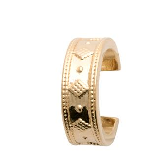 Bague d'oreilles plaqué-or 750/000 3 microns NJI6000