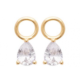 Boucles d'oreilles plaqué-or 750/000 3 microns oz 2598110