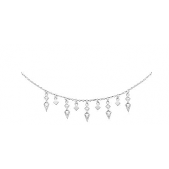 Collier argent 925/000 rhodié oz 87356445