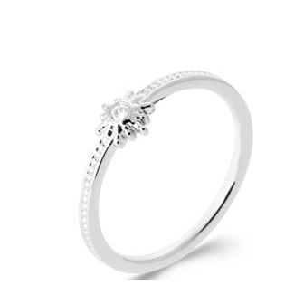 Bague argent rhodié 925/000 oz NJI0910