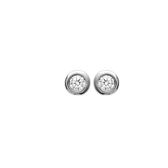 Boucles d'oreilles argent rhodié 925/000 oz NJI15102