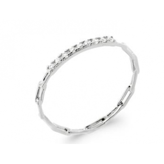Bague argent rhodié 925/000 oz 1912410