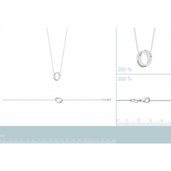 Bracelet argent rhodié 925/000 oz 87344718