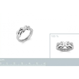 Bague argent rhodié 925/000 7927200