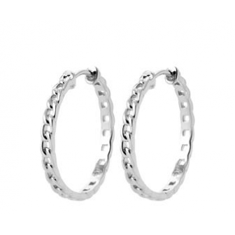 Créoles argent rhodié 925/000 7634830