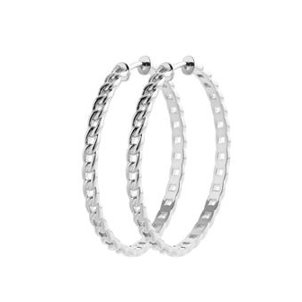 Créoles argent rhodié 925/000 7634840