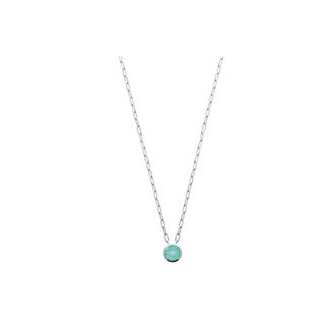 Collier argent rhodié 925/000 amazonite VGY54045