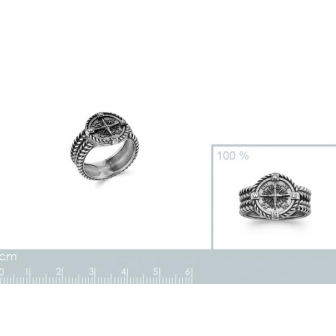 Bague argent 925/000 homme 1922300