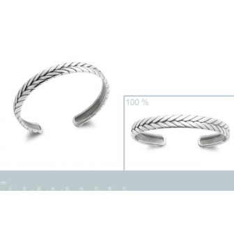 Jonc argent homme 925/000 821823